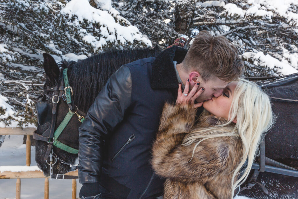 Lake Louise Surprise Proposal Photographer